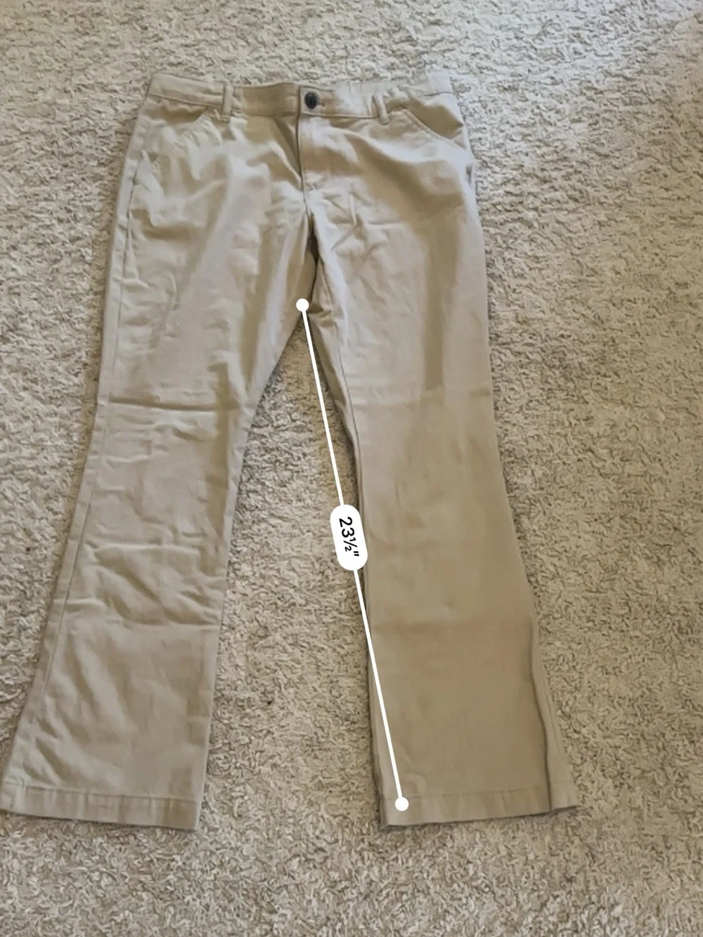 Old Navy uniform Khaki Boot Cut Pants